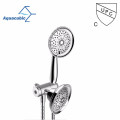 Aquacubic Combo shower set with drill-free adjustable slide bar and hose